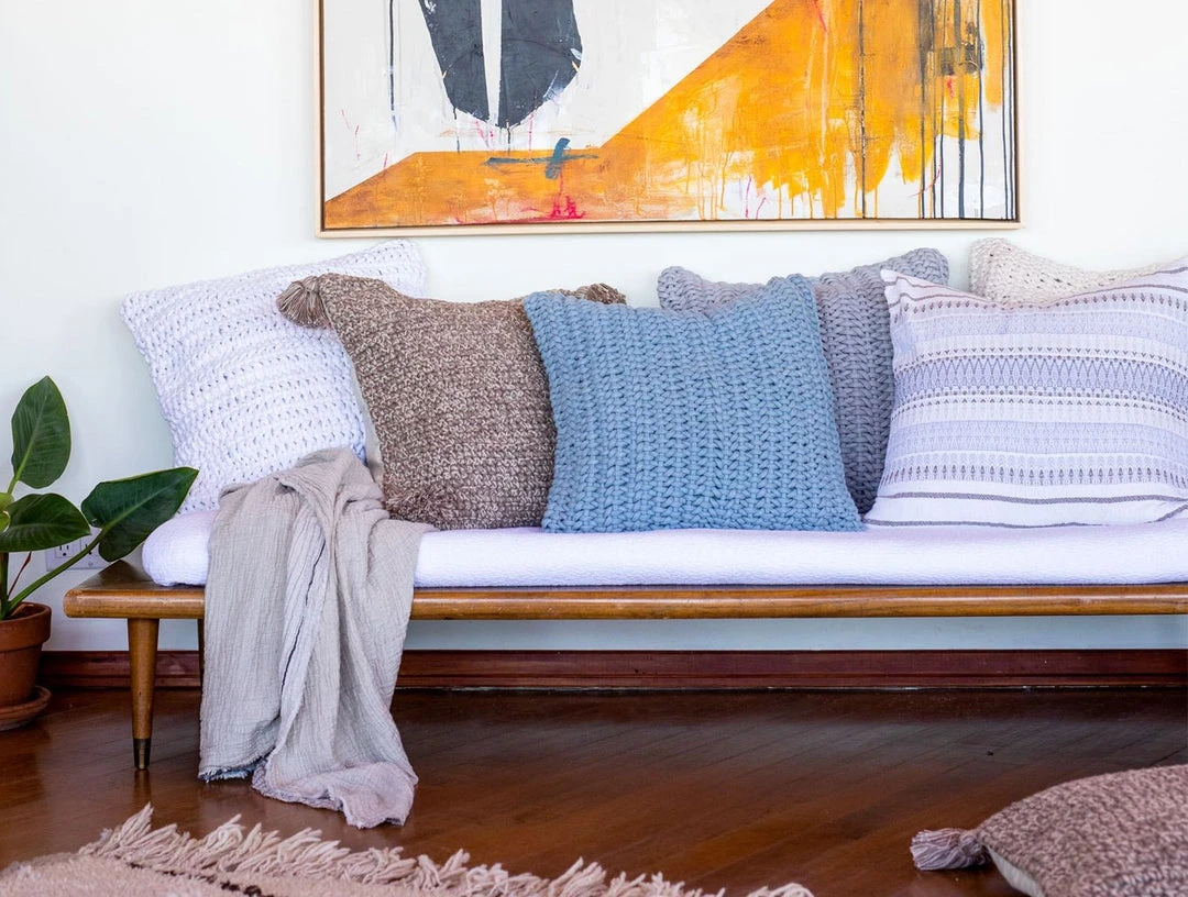 Coyuchi Home Goods Lost Coast Pillow Cover - Coral 4 Coyuchi Home Goods Lost Coast Pillow Cover - Coral