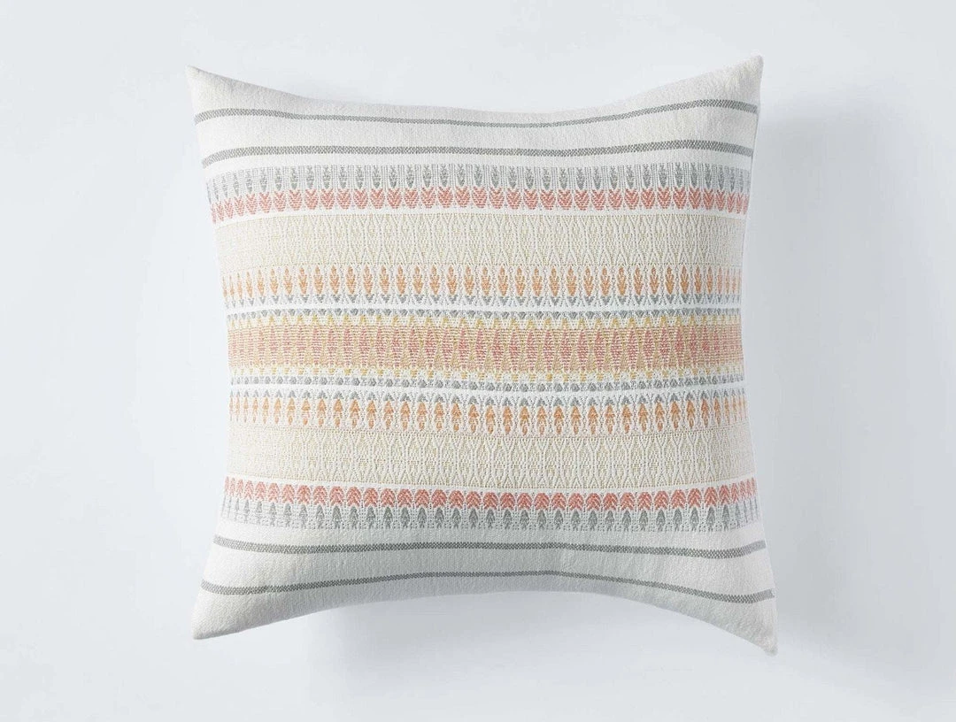 Coyuchi Home Goods Lost Coast Pillow Cover - Coral 3 Coyuchi Home Goods Lost Coast Pillow Cover - Coral
