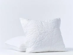 Coyuchi Manzanita Quilt - Alpine White