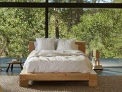 Coyuchi Manzanita Quilt - Alpine White