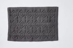 Coyuchi Home Goods Mosaic Canyon Bath Rug - Slate / Pavement