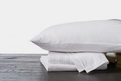 Coyuchi Jersey Envelope Pillowcase Set - Alpine White Home Goods