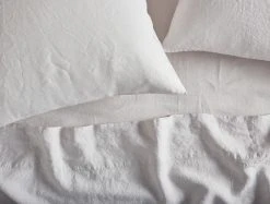 Coyuchi Home Goods Relaxed Linen Sheet Set - Fog