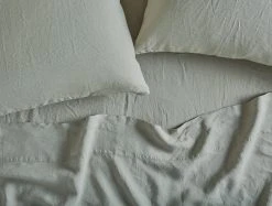 Coyuchi Home Goods Relaxed Linen Pillowcase Set - Laurel