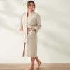 Coyuchi Home Goods Air Weight Unisex Robe - Dune