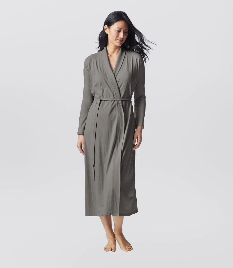 Coyuchi Solstice Robe - Slate 3 Coyuchi Solstice Robe - Slate