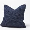 Coyuchi Home Goods Woven Rope Decorative Pillow Cover - Indigo