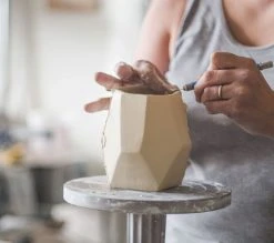 Lauren HB Studio Crag Porcelain Vase Home Goods