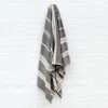 Creative Women Home Goods Aden Bath Towel - Gray + Natural 2 Creative Women Home Goods Aden Bath Towel - Gray + Natural
