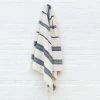 Creative Women Aden Bath Towel - Natural + Navy Home Goods 1 Creative Women Aden Bath Towel - Natural + Navy Home Goods