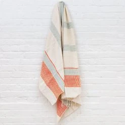 Creative Women Camden Bath Towel - Tangerine + Azure Home Goods