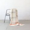 Creative Women Camden Lightweight Blanket - Azure + Tangerine