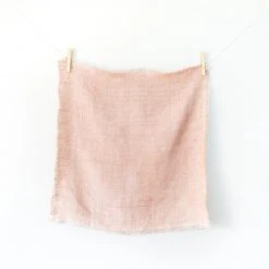 Creative Women Stone Washed Linen Napkin - Blush