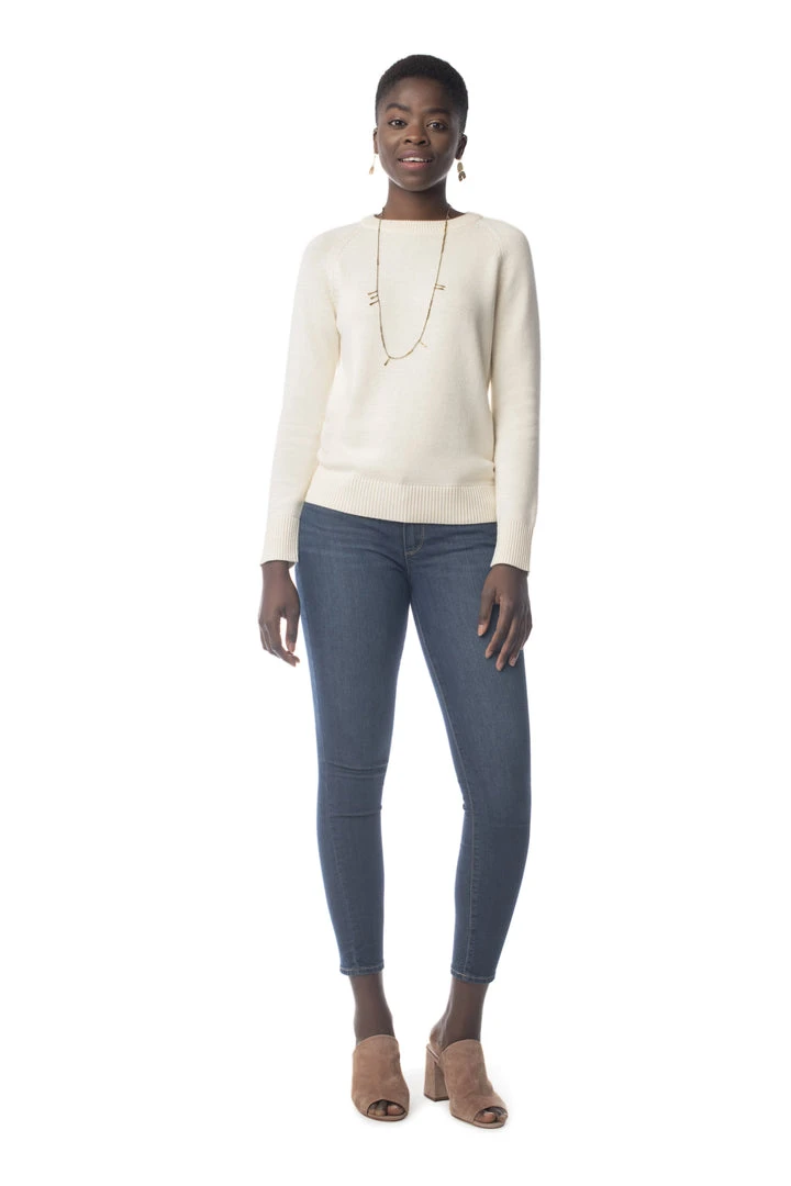 Synergy Organic Clothing Crew Sweater - Natural 4 Synergy Organic Clothing Crew Sweater - Natural