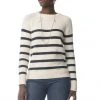 Synergy Organic Clothing Crew Sweater - Stripe 1 Synergy Organic Clothing Crew Sweater - Stripe