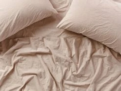 Coyuchi Crinkled Percale Pillowcase Set Home Goods