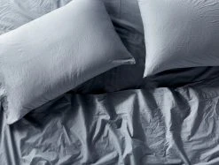 Coyuchi Crinkled Percale Sheet Set Home Goods
