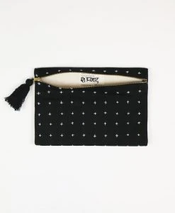 Anchal Cross Stitch Clutch Pouch