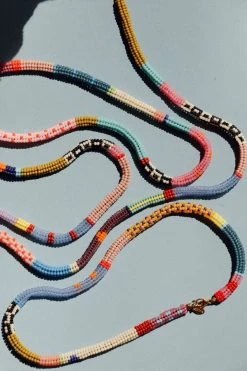 Kisiwa Jewelry Cuerda One Of A Kind Beaded Choker