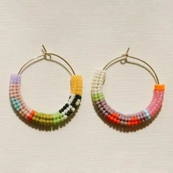 Kisiwa Cuerda One Of A Kind Hoop Earrings Jewelry