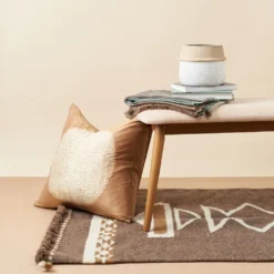 Studio Variously Damru Wool Rug Handcrafted