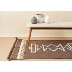 Studio Variously Damru Wool Rug Handcrafted