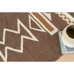 Studio Variously Damru Wool Rug Handcrafted