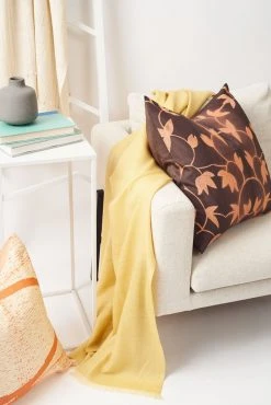 Studio Variously Dandelion Merino Throw Blanket Home Goods