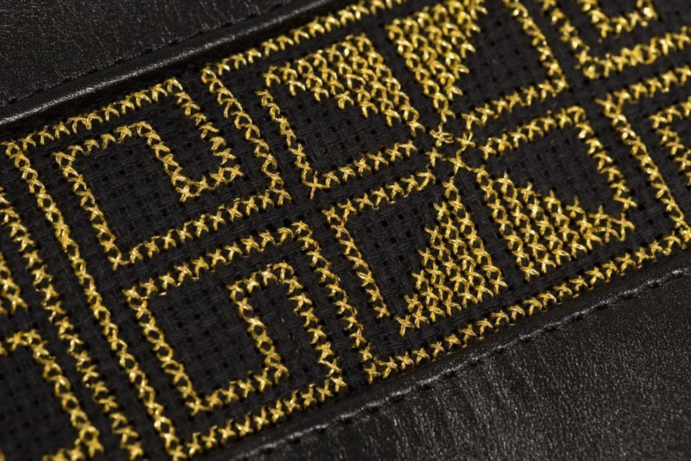 Darzah Special Occasion Egypt Tatreez Clutch - Gold 6 Darzah Special Occasion Egypt Tatreez Clutch - Gold