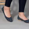 Darzah Tatreez Flats - Blue Shoes