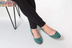 Darzah Tatreez Flats - Teal 6 Darzah Tatreez Flats - Teal