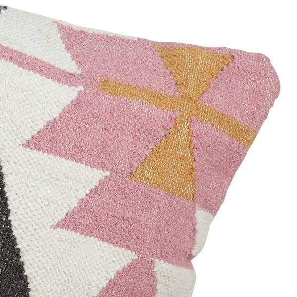 Casa Amarosa Desert Kilim Wool Geometric Throw Pillow Cover 6 Casa Amarosa Desert Kilim Wool Geometric Throw Pillow Cover