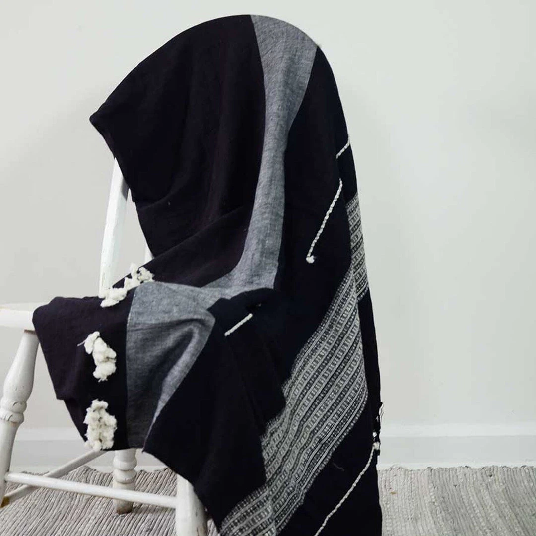 Ichcha Home Goods Desert Textured Throw Blanket 4 Ichcha Home Goods Desert Textured Throw Blanket