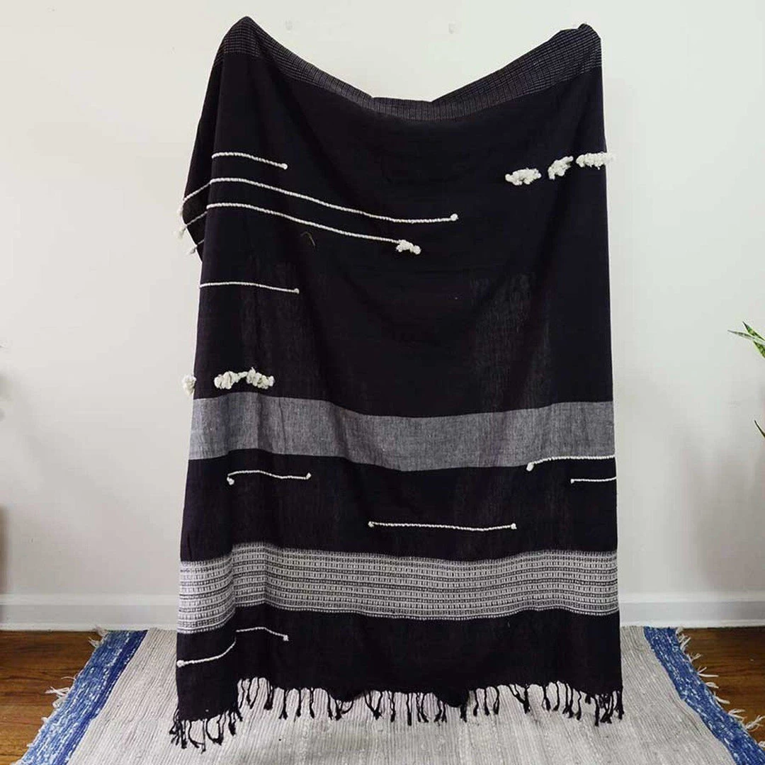 Ichcha Home Goods Desert Textured Throw Blanket 3 Ichcha Home Goods Desert Textured Throw Blanket