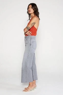 ÉTICA Devon Wide Leg Crop Jeans - Moonstone New Arrivals