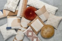 Casa Amarosa Home Goods Diagonal Chindi Throw Pillow Cover 12 Casa Amarosa Home Goods Diagonal Chindi Throw Pillow Cover