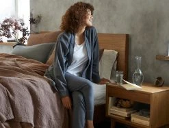 Coyuchi Dillon French Terry Jogger Pajamas + Loungewear