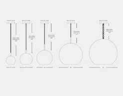 Dounia Home Aria Pendant Light - Gunmetal Handcrafted 10 Dounia Home Aria Pendant Light - Gunmetal Handcrafted