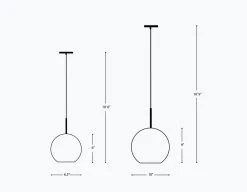 Dounia Home Lighting Mishal Pendant Light - Brass