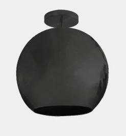 Dounia Home Mishal Semi-Flush Ceiling Light - Gunmetal