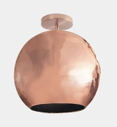 Dounia Home Mishal Semi-Flush Ceiling Light - Copper 3 Dounia Home Mishal Semi-Flush Ceiling Light - Copper