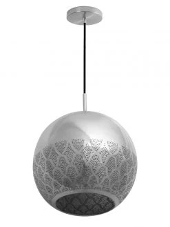 Dounia Home Nur Reversed Pendant Light - Brass Lighting
