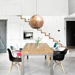 Dounia Home Nur Reversed Pendant Light - Copper Lighting