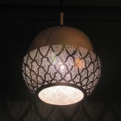Dounia Home Nur Reversed Pendant Light - Copper Lighting