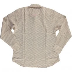 Dushyant Asthana Men's Barrington Shirt - Brown Leaf Print