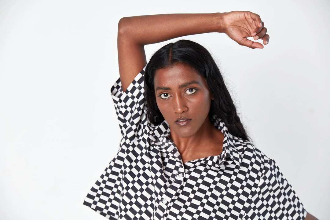 Dushyant Asthana Cami Checkers Crop Shirt Clothing 4 Dushyant Asthana Cami Checkers Crop Shirt Clothing