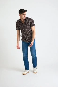 Dushyant Asthana Men's Prat Short Sleeve Shirt - Spades