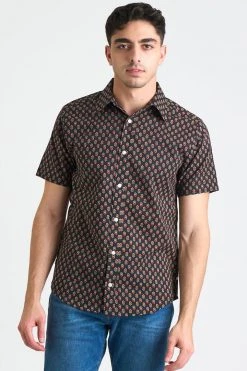Dushyant Asthana Men's Prat Short Sleeve Shirt - Spades