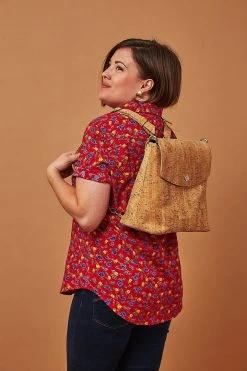 Dushyant Asthana Men's Folk Short Sleeve Shirt - Maroon