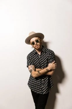 Dushyant Asthana Men's Folk Short Sleeve Shirt - Navy